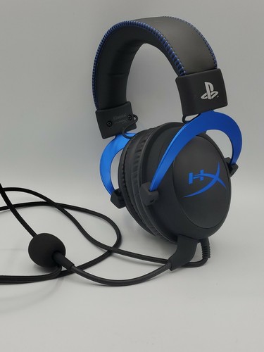 HyperX Cloud - Cuffie da gioco ufficiali con licenza Playstation per PS4 blu nero - Foto 12 di 12