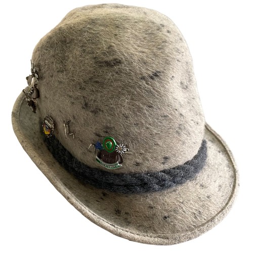 Vintage Authentic Alpine Grey Wool 