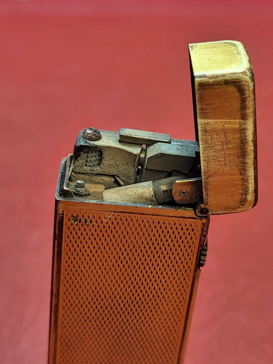 💥 Vintage 1960's Dunhill Gold Plated Rollagas Lighter US 💥 Vintage 1960's Dunhill Gold Plated Rollagas Lighter US
