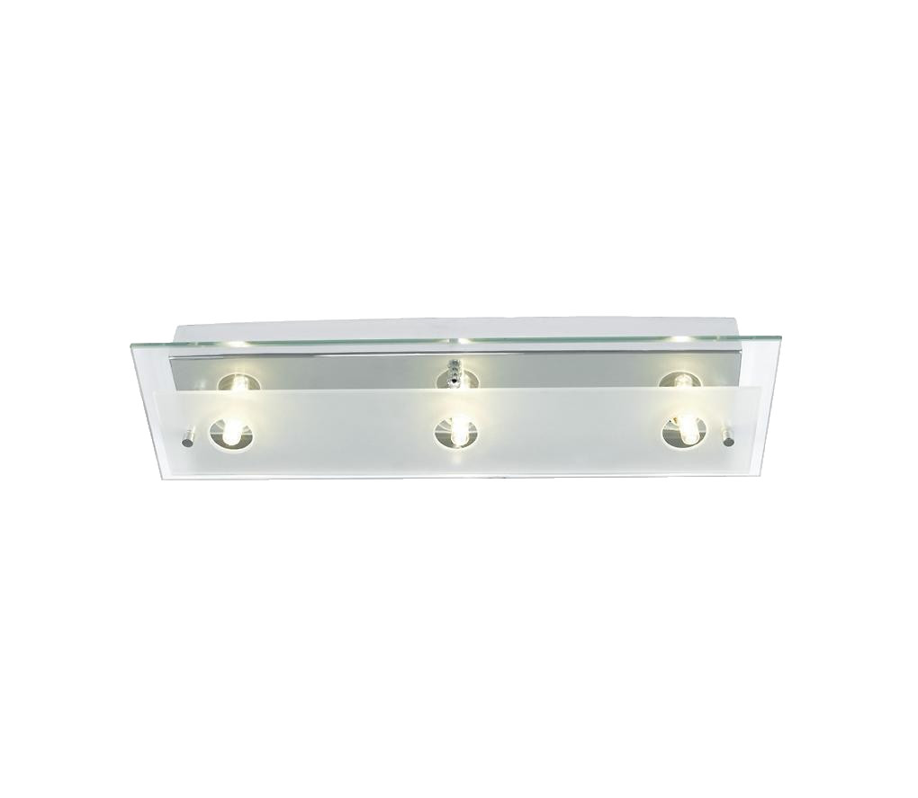 Lampadario 3 Faretti Vetro Fres 40W - Applique Interno Design Moderno