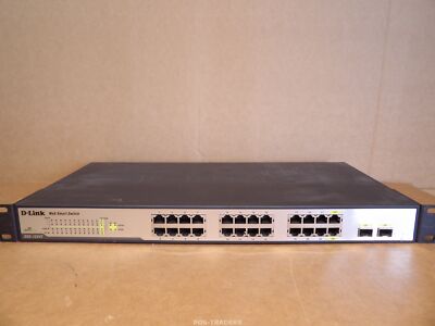 D-Link DGS-1224T Smart Copper 24-Port Network Ethernet Switch - INCL RACK EARS