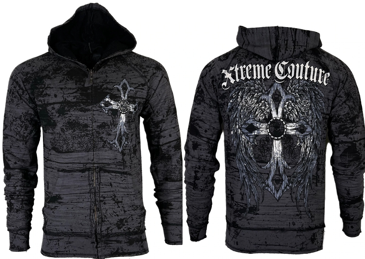 Xtreme Couture by Affliction Men's Zip up Hoodie SUPERIOR