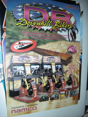 Flyer De Borne D'arcade TUNING RACE - Support Promotionnel Vintage Pour Salle De Jeux