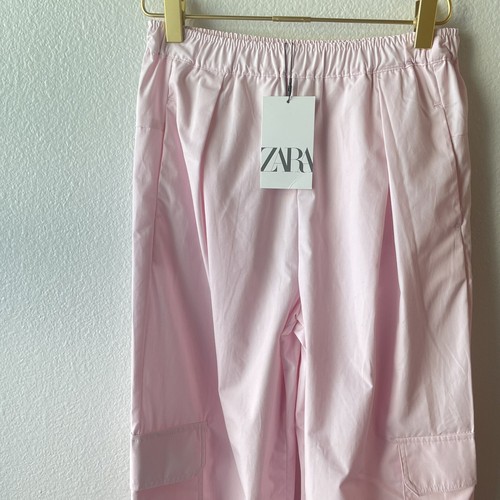 Zara Girls 13-14 Technical Cargo Trouser Pink Baggy 90s Baby Spice Core Trendy - Picture 2 of 8