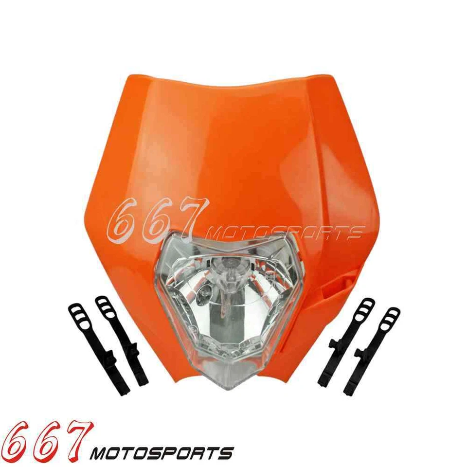Faro de motocross para KTM SXF EXC XCW XCF SMR 125 250 300 350 450 500 530 Foto 3 de 4