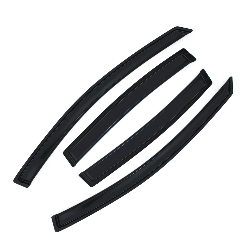 New Sun Rain Guard Window Vent Visor Deflector fits 2007-2012 Nissan Sentra Foto 2 de 4