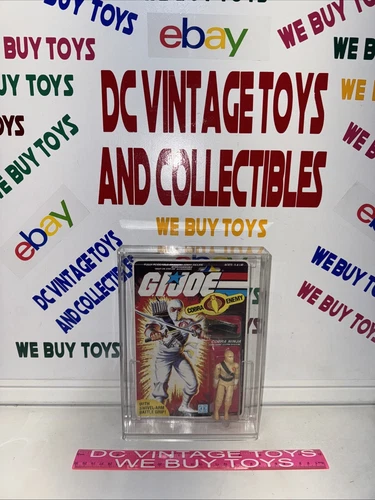 1984 Hasbro GI. Joe Series 3/32 Back Storm Shadow Cobra Ninja Acrylic Case 🔥