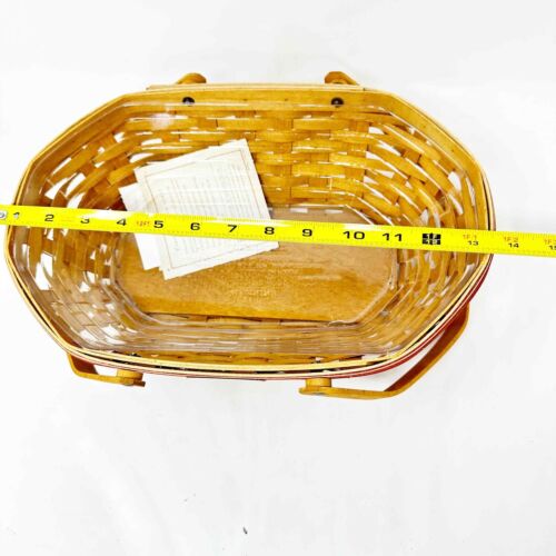 Longaberger Basket 2006 Christmas Nature’s Garland Signed w/ Protector NEW - Picture 13 of 14