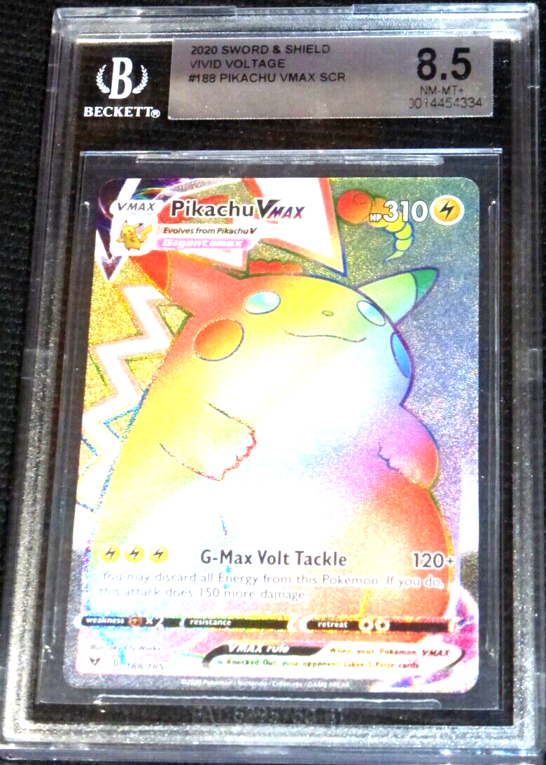 Pikachu VMAX 2020 Pokémon TCG Sword & Shield Vivid Voltage Secret #188  (Ungraded)