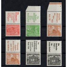 Mi. Nr. S 5 - S 10 postfrisch