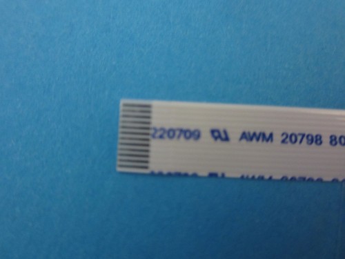 Flex Cable HP Pavilion dv6000 dv9000 150mm KOTL E220709 AWM 20798 80C White - Picture 3 of 3