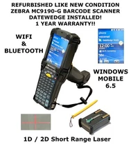🔥 Zebra MC9190-G30SWEQA6WR 1D/2D Laser Windows Mobile 6.5 WIFI, 1 YEAR WARRANTY
