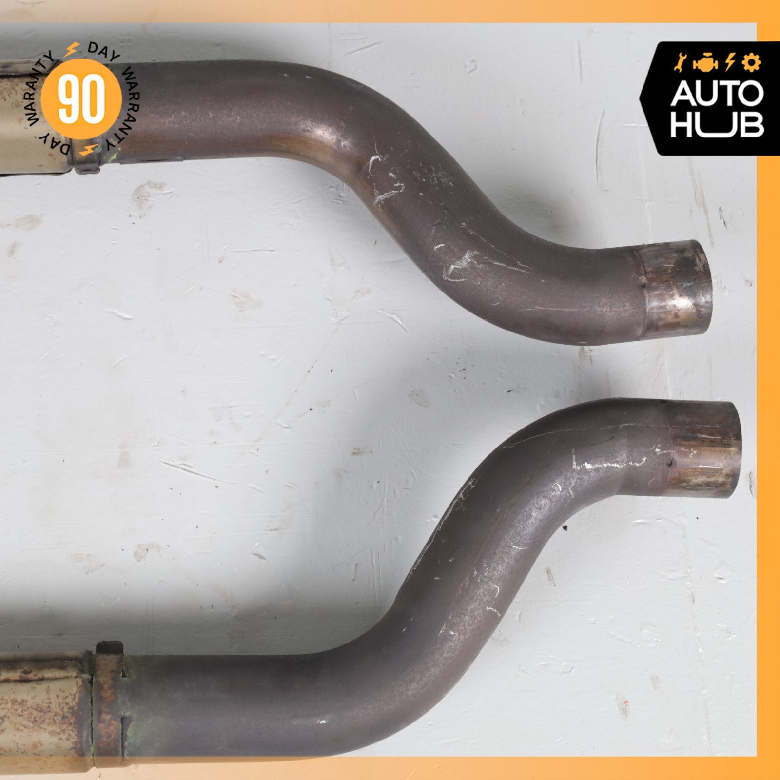 04-19 Maserati Quattroporte M139 Exhaust Downpipes Right & Left Set OEM 74k