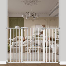 40.55" Extra Tall Baby Gate -57.5"-60.2" Extra Wide Baby Gate Pet Gate for Stair
