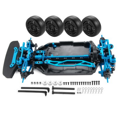 Alloy Shaft Drive plastic chassis Frame For 1/10 RC 4WD TT02 Touring Racing Car