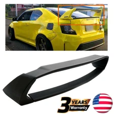 For 2011-2016 12 13 2nd Gen Scion TC Plastic Black Rear Trunk Spoiler Body Kit