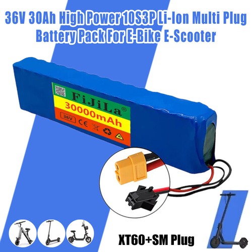 für E-Bike E-Scooter 36V Hochleistungs 10S3P Li-Ion Multistecker Akkupack 30Ah8 - Bild 3 von 28
