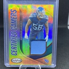 2022 Panini Certified-Harold Landry Bronze Mirror Certified Gamers Patch /125 