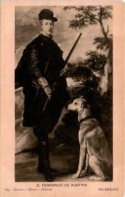 Vintage Postcard: D. Fernando de Austria by Velázquez