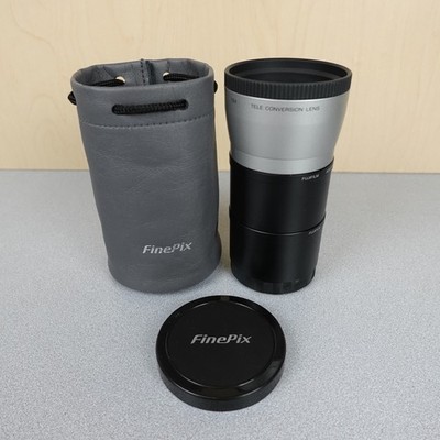 Fujifilm 1.5X Tele Conversion Lens with FujiFilm 55mm Adapter Rings Bundle Good