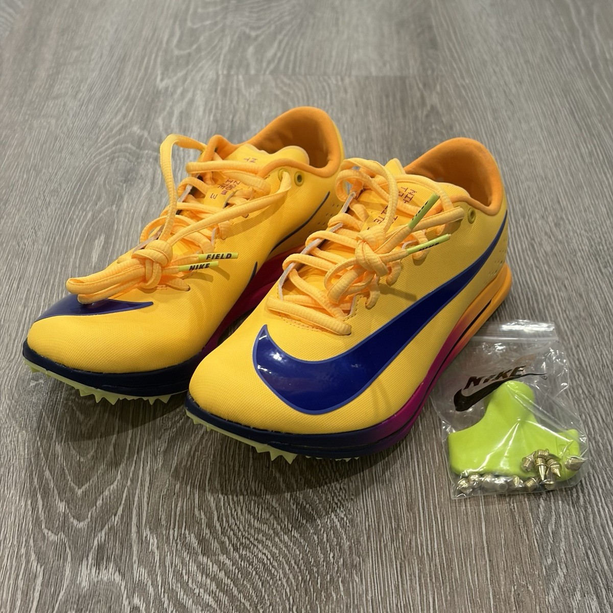 Nike Triple Jump Elite 3 Spikes Citron Pulse Shoes HV6425-800 Men\'s Size 7.5 New Nike Triple Jump Elite 3 Spikes Citron Pulse HV6425-800  main image 3