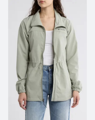 Women's Columbia Vista Hills Water Repellent Olive Green Zip Up Jacket M NWT