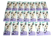 Lot of 20 MOXYO PHONE CHARM WRISTLET for Mobile Phone Black  White - NEW