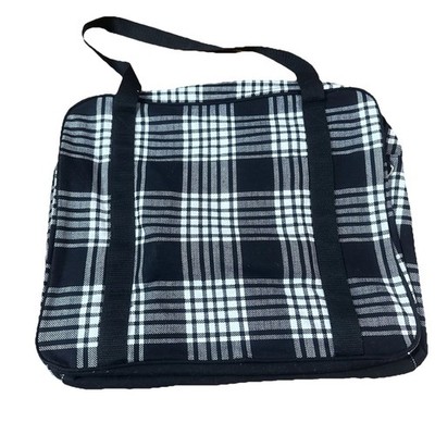 Thirty One Away For The Weekender AG69 Perfectly Plaid 31 Gifts Bag Bin Tote