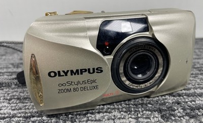   Olympus Stylus   Epic Zoom 80 Deluxe 35mm Film Camera   For Parts & Repair