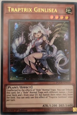 Yu-Gi-Oh! TCG Traptrix Genlisea Lost Art Promotion LART-EN056 Limited Edition...