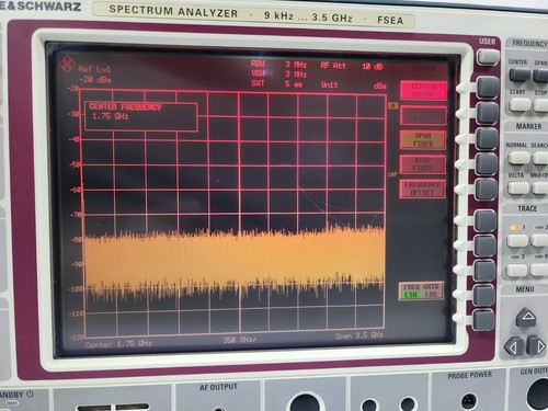 Rohde & Schwarz FSEA Spectrum Analyzer, 20 Hz to 3.5 GHz - Picture 11 of 24