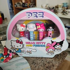 New PEZ Hello Kitty and Friends Tin Set Sealed
