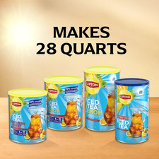Lipton Unsweetened Black Tea Iced Tea Mix, 28...