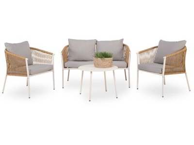 Lounge-Set RISA  bunt Gartenset Loungemöbel Gartenmöbel
