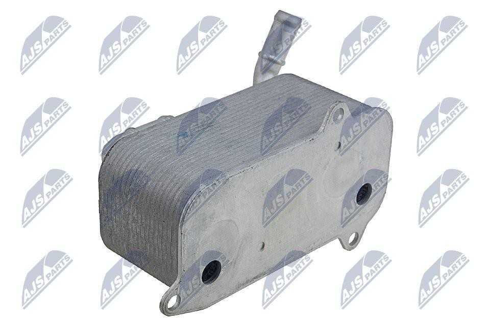 NTY Engine Oil Cooler CCL-WW-048 For VW, Reinforced Aluminium, 120x194x100 mm