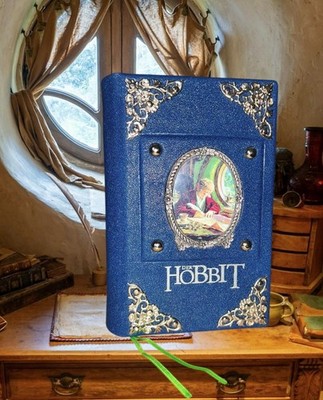 Der Hobbit -BUCH- Tolkien ''Echtleder Luxusausgabe'' Handeinband Deutsch *UNIKAT*
