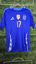 Adidas Argentina Garnacho 24/25 Soccer Jersey Men’s L