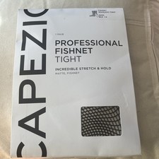Capezio Women's Tight Size 1X Professional Fishnet Seamless 3000 Black A24