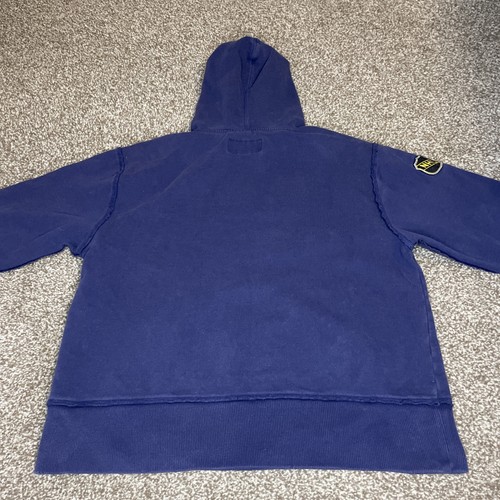 CCM Vintage Hockey Hombres Pittsburgh Penguins Sudadera con Capucha Grande Hockey Azul NHL - Imagen 7 de 8