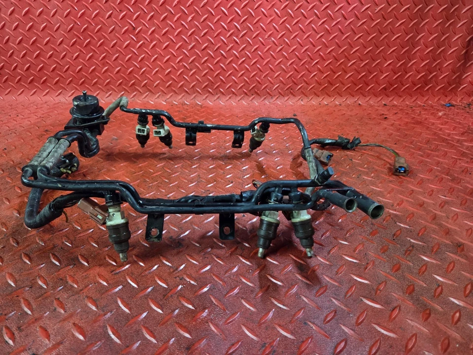 LEER NOTA Riel de combustible Ford v6 con inyecciones + arnés OEM 280150727 0280160275 Foto 2 de 4