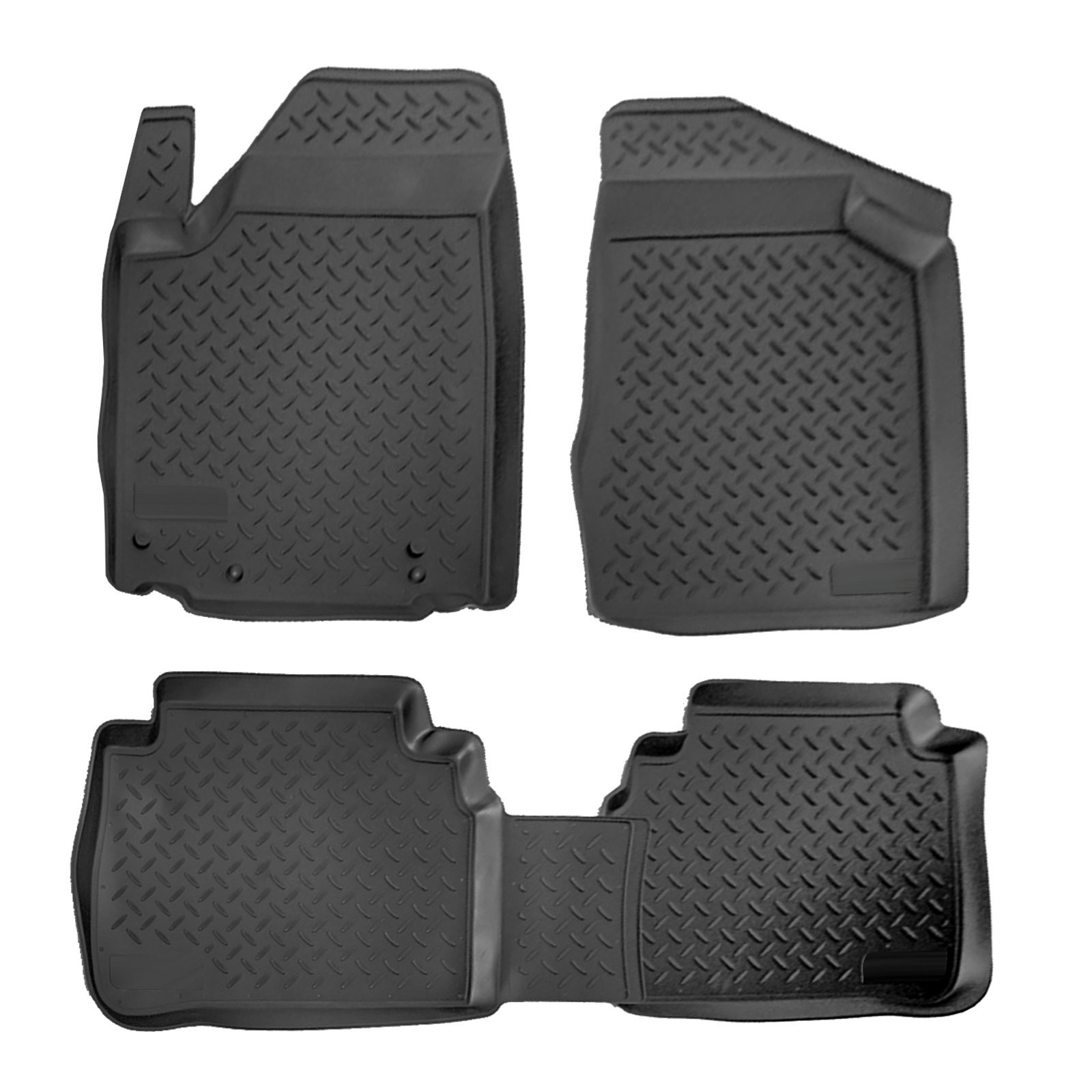 Tapis de sol Nissan Murano Z50 caoutchouc 3D idéal pour sorties nature et pluie