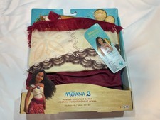 Disney Moana 2 Girls Adventure Outfit Costume Set 4-6X Polyester Fringe