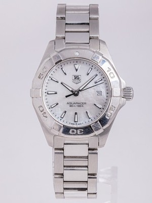 TAG Heuer Stainless Steel Ladies Aquaracer Ref. WAY1412 w/Mother-of-Pearl Dial!