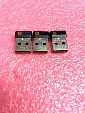 LOT OF 3X Logitech C-U0007 Genuine USB Receiver Dongles .
