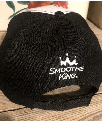 South Bend Cubs Hat Cap Strap Back Minor League Black White Promo Smoothie King - Picture 3 of 5
