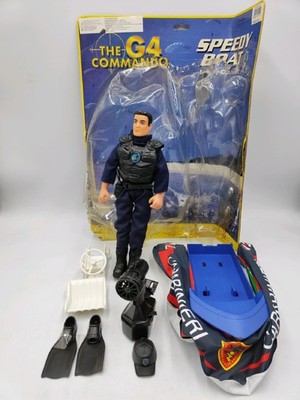 G4 Commando Vintage Action Doll Carabinieri Core Inflatable Speedy Boat