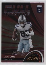 2022 Panini Donruss Elite Full Throttle Pink CeeDee Lamb #FT25 18ef