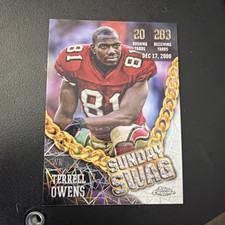 Topps 2024 Chrome Sunday Swag Terrell Owens #SS-17 San Francisco 49ers