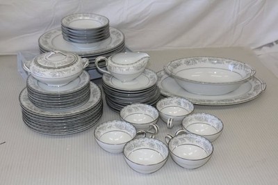 45-Piece Noritake Belmont China Set   Vintage Elegance (Full Set)
