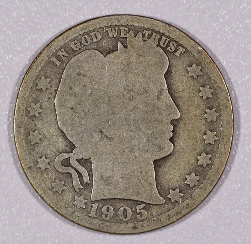 1905-P "Liberty Head" Barber Quarter-Dollar, Good